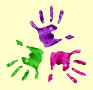 image of hand impression (paint)